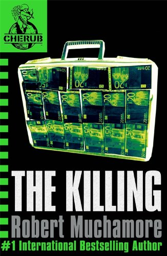 Book cover: briefcase full of money, green and black text, "The Killing".