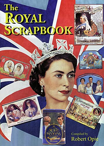 Book cover featuring Queen Elizabeth II, a crown, and Union Jack flags.
