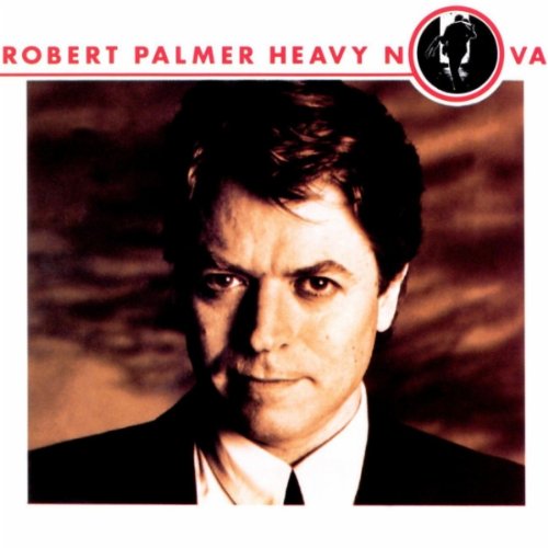 Robert Palmer’s “Heavy Nova” CD cover featuring a portrait of the artist.