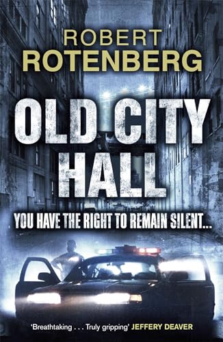 Book cover for “Old City Hall” with a city street and police cars.