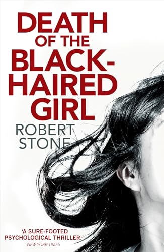 Book cover: "Death of the Black-Haired Girl" with a woman’s hair.