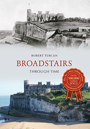 Book cover: Broadstairs castle and coastline, old and modern views.