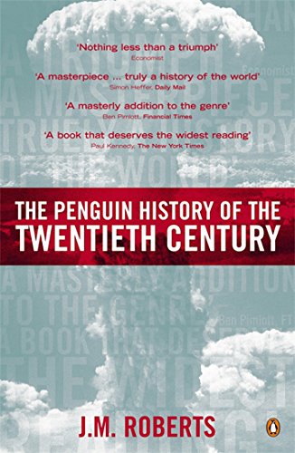 Book cover: “The Penguin History of the Twentieth Century” with mushroom cloud.