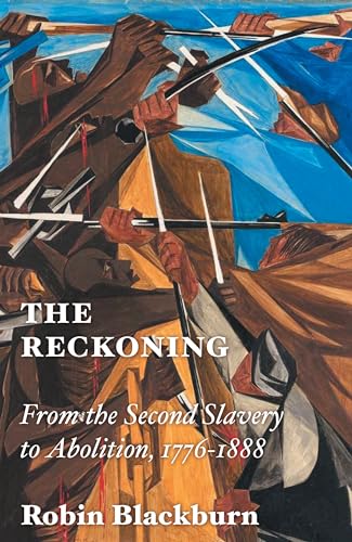 Book cover: āThe Reckoningā depicts hands breaking chains against a blue background.