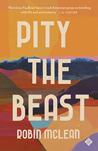 Book cover with a landscape illustration of mountains and plains under a sunset sky.