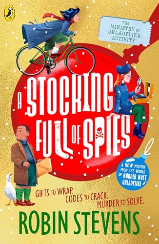 Book cover: illustrated children, bicycles, and red text on a patterned background.