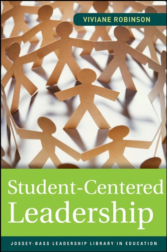 Book cover with paper people forming circles, titled "Student-Centered Leadership.