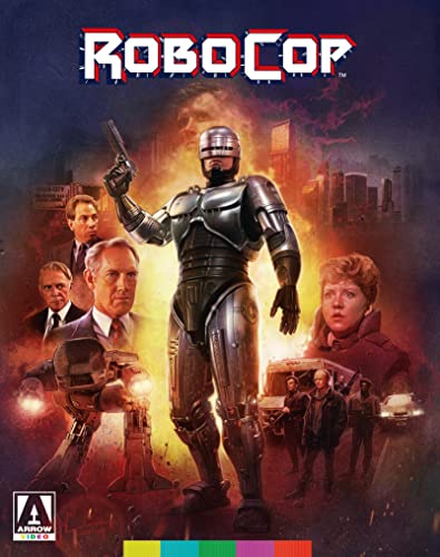 RoboCop Blu-ray cover featuring the cyborg law enforcer and supporting characters.