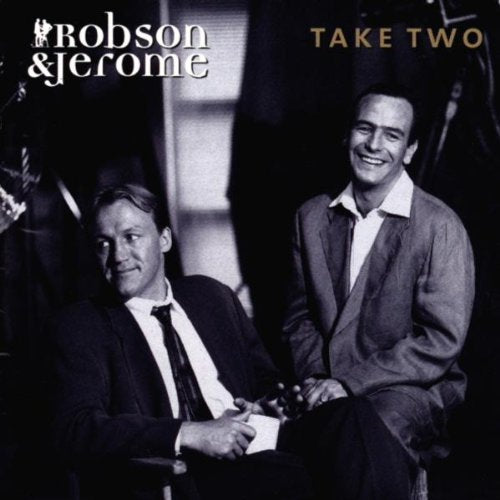 CD cover featuring black and white portraits of Robson & Jerome.