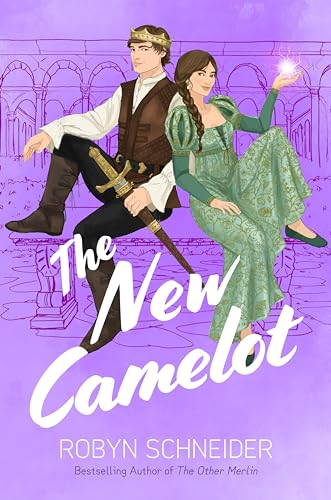 Book cover: two young people in medieval attire with a castle backdrop.