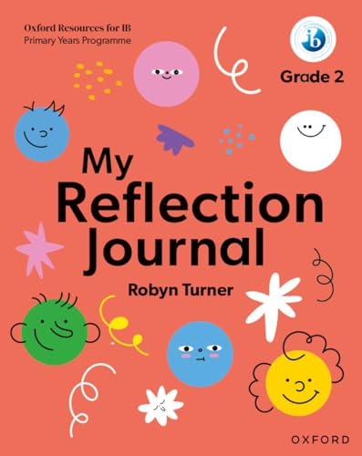 Colorful journal cover with smiling faces and “My Reflection Journal” text.