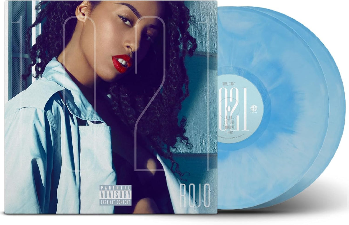 Rochelle Jordan “1021” vinyl record with portrait cover and blue disc.