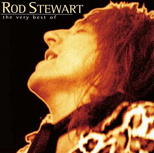 Rod Stewart album cover showing a profile portrait of the singer in warm tones.