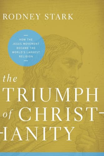 Book cover: "The Triumph of Christianity" with image of Jesus.