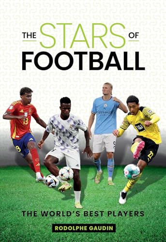Book cover featuring four soccer players in action on a green field.