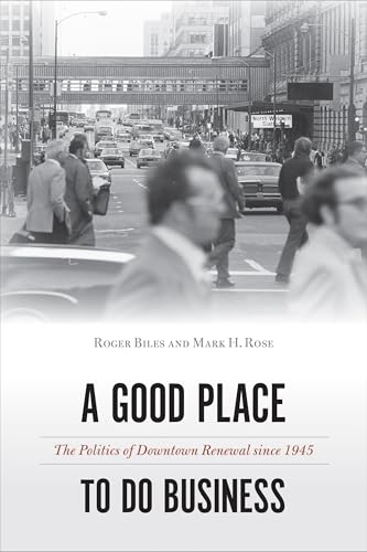 Book cover with a 1960s street scene and title: "A Good Place to Do Business.