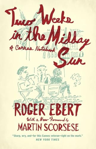 Book cover: sketched people at tables under palm trees, red title text.