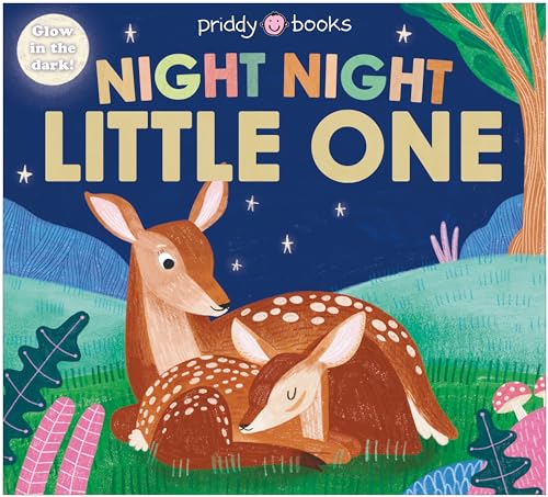 Book cover depicting a deer and fawn nestled amongst foliage.