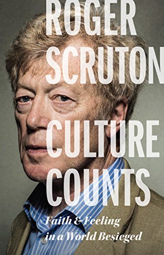 Book cover featuring portrait of Roger Scruton, titled "Culture Counts.