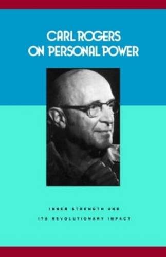 Book cover: portrait of Carl Rogers with teal and blue background.