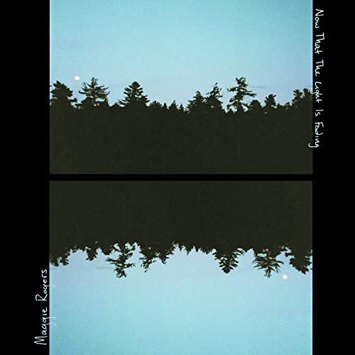 CD cover for Maggie Rogers’ “Now That The Light Is Fading” with trees.