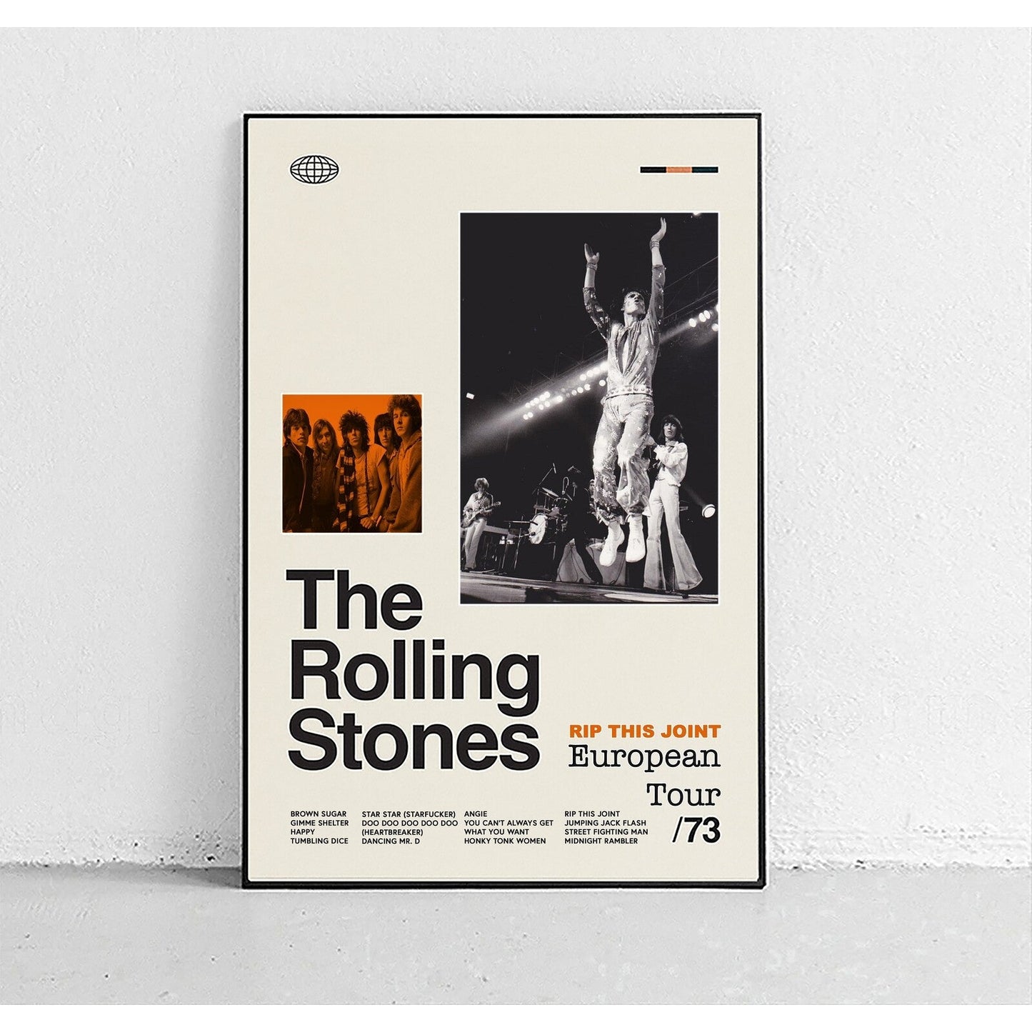 Rolling Stones “Rip This Joint” CD cover with band photo and tracklist.
