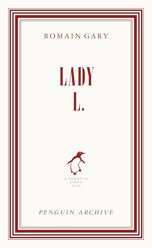 Book cover for “Lady L.” by Romain Gary, with a penguin illustration.