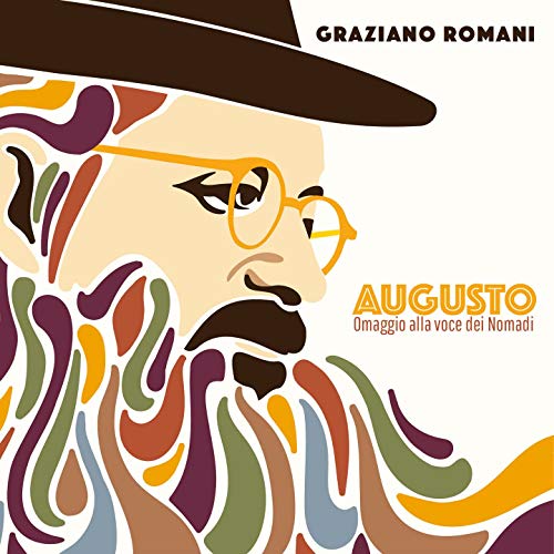 CD cover featuring a stylized portrait of a man with glasses.