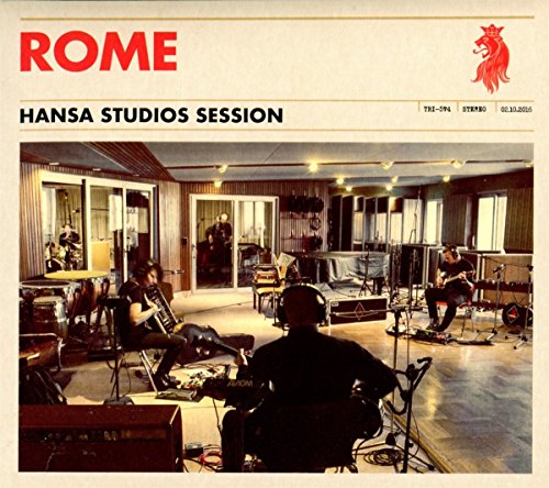 CD cover for Rome’s “Hansa Studios Session” showing musicians recording.