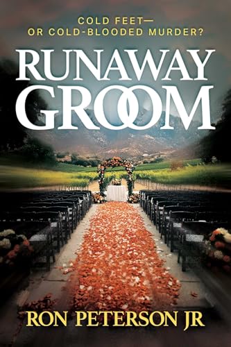 Book cover showing an outdoor wedding aisle with flower petals leading to an altar.