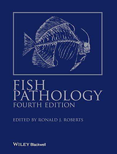 Book cover: "Fish Pathology" fourth edition with a fish illustration.