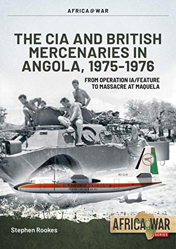Book cover depicting soldiers, armored vehicle, and plane in Angola, 1975-1976.