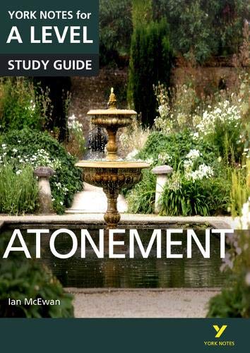 York Notes study guide for Ian McEwan’s “Atonement” with fountain image.