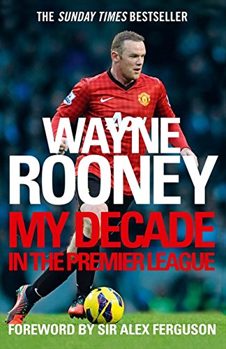 Book cover featuring footballer Wayne Rooney in a Manchester United kit.
