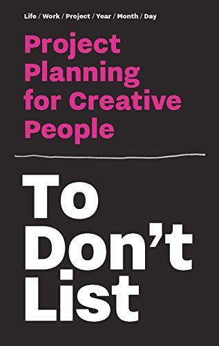 Book cover: "To Don't List" with pink and white text on a dark background.
