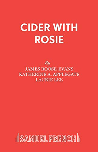 Red cover with white text: "Cider with Rosie" and "Samuel French" logo.