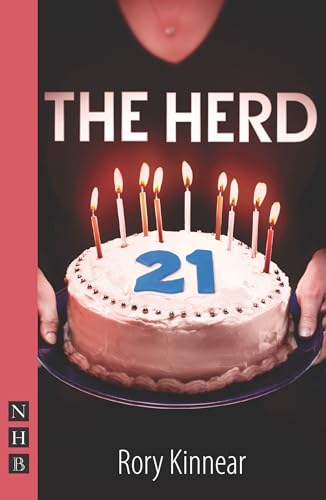 Book cover: "The Herd" with a birthday cake and lit candles.