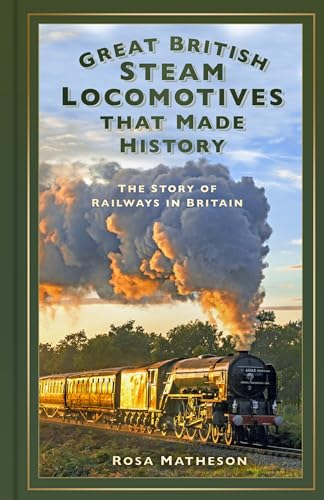 Book cover featuring a steam locomotive emitting smoke against a sunset sky.