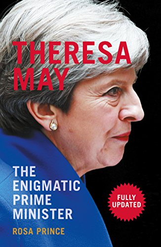 Book cover featuring a close-up portrait of Theresa May, former Prime Minister.