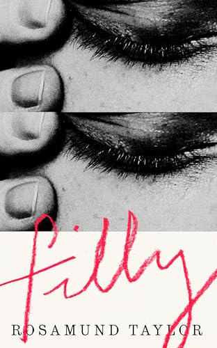 Close-up of eyes and hands with the title "Filly" in red script.