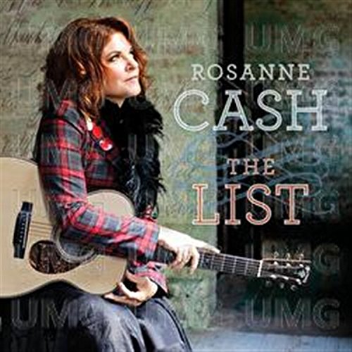 Rosanne Cash holding a guitar on the album cover for "The List.