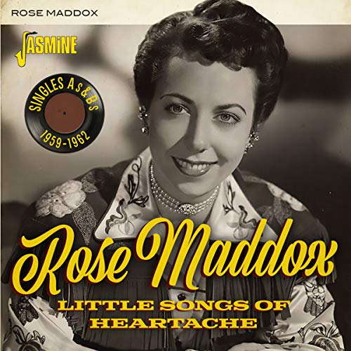 Rose Maddox CD cover featuring a smiling portrait of the singer.