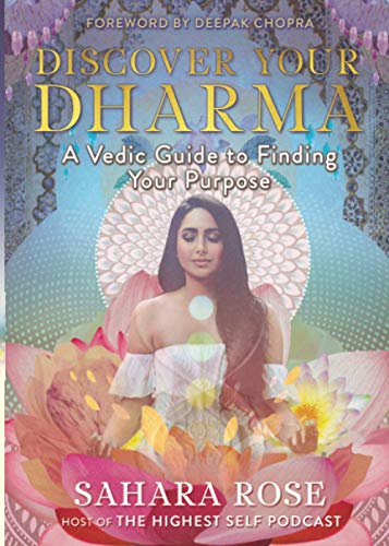 Book cover with golden text, a woman in a halo, and pink lotus flowers.