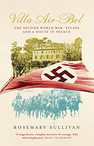 Book cover: “Villa Air-Bel” depicts a house, flag, soldiers, and trees.
