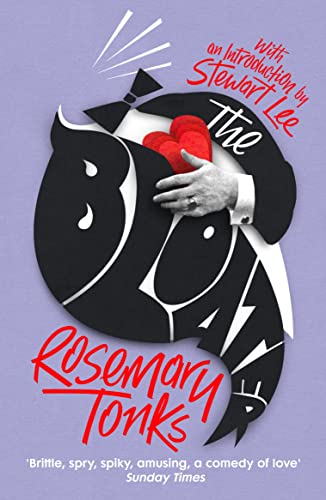 Book cover: black and white illustration of a figure holding red hearts.