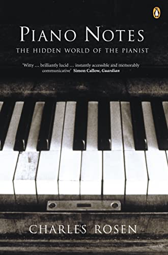 Book cover: "Piano Notes" with a close-up of piano keys.