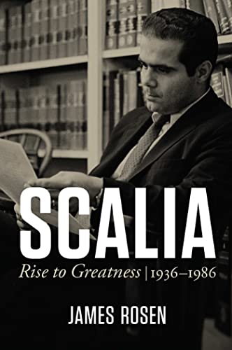Book cover: black and white portrait of Antonin Scalia with title "Scalia.