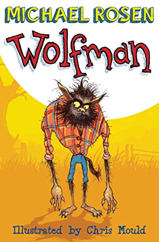 Book cover: “Wolfman” depicts a cartoon werewolf in plaid shirt.