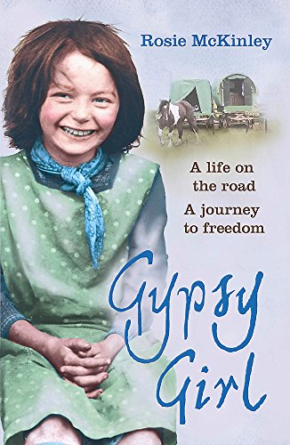 Book cover: young girl with caravan illustration, titled "Gypsy Girl".