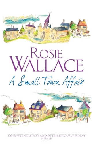 Book cover with watercolor illustrations of houses and author name Rosie Wallace.